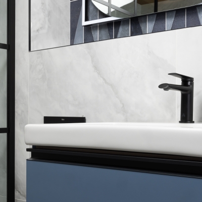 Silver Cloud Gloss Porcelain Tile 160x80cm