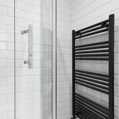 Metro White Bevelled Ceramic Gloss Tile 20x10cm