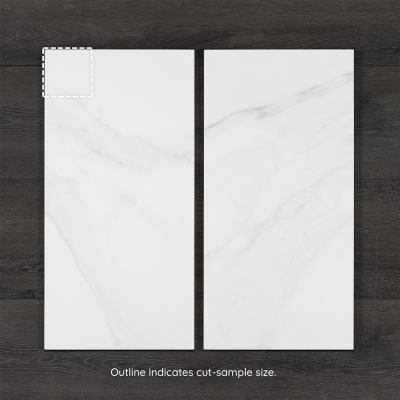 Lumiere White Gloss Ceramic Wall Tile 60x30cm