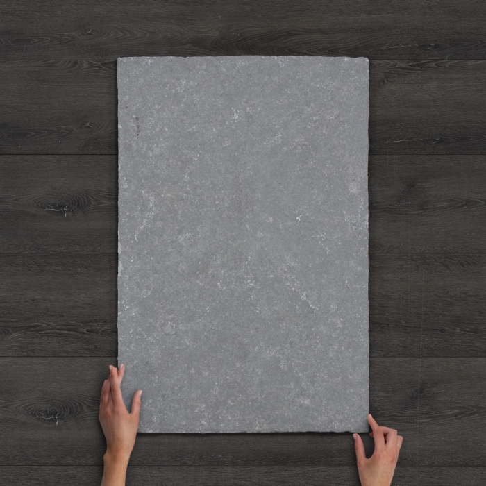 Kota Grey Limestone Paving Hand-Cut, Calibrated 60x90x2.2cm