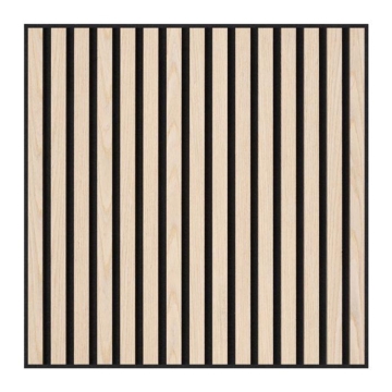 21mm Acoustic Slat Wall Panel Mid Oak 60x60cm