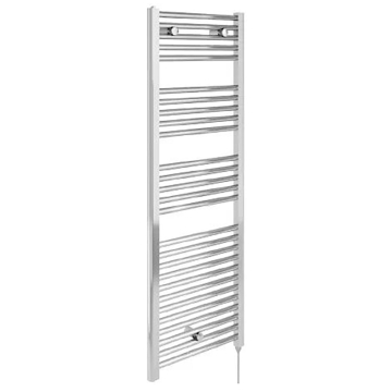 Chrome Electric Towel Rail 200w 72x40cm