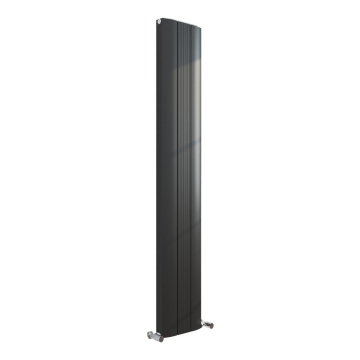 Jupiter Black Double Panel Radiator 180x28cm