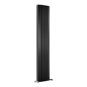 Jupiter Black Double Panel Radiator 180x37.5cm
