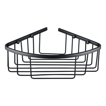 Sorento Black Single Shower Basket