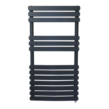 Venezia Anthracite Heated Towel Rail 90x50cm