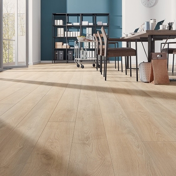 Laminate Flooring - 10mm Mammut Plus 4V AC5 Macro Oak Beige 185x24cm