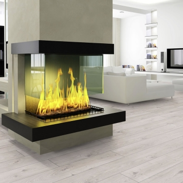 Laminate Flooring - 12mm Mammut 4V AC5 Everest Oak White 185x19cm