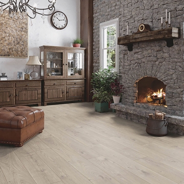 Laminate Flooring - 12mm Penthouse 4V AC5 Atlas Oak Beige 138x19cm
