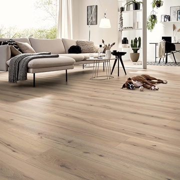 Laminate Flooring - 12mm Robusto 4V AC5 Arizona Oak Beige 138x19cm