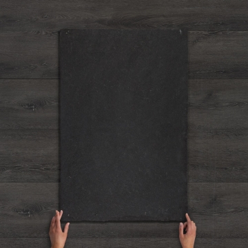 Black Limestone Paving Hand-Cut Natural 60x90x~3cm