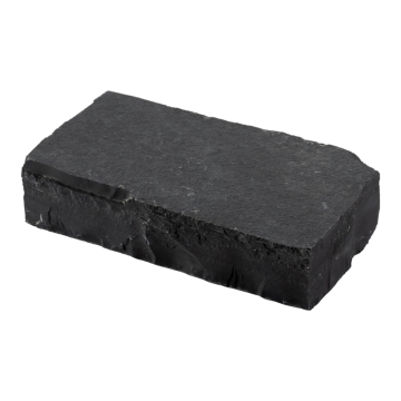 Black Limestone Cobble 4 Sides Sawn Natural 20x10x3/4cm