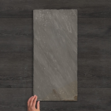 Kandla Grey Sandstone Paving Hand-Cut Calibrated 60x30x2.2cm