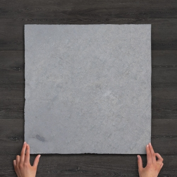 Kota Grey Limestone Paving Hand-Cut, Calibrated 60x60x2.2cm