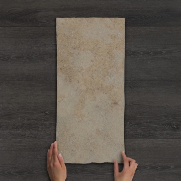 Kota Yellow Limestone Paving Hand-Cut, Calibrated, Natural 60x30x2.2cm