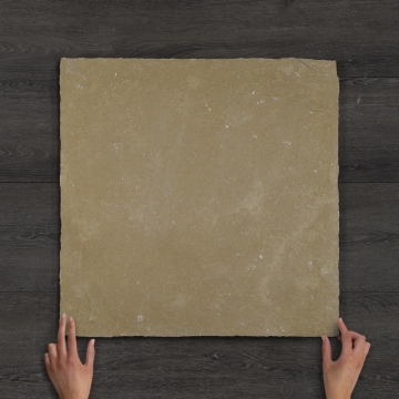 Kota Yellow Limestone Paving Hand-Cut, Calibrated, Natural 60x60x2.2cm