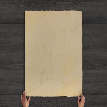 Mint Sandstone Paving Hand-Cut Calibrated 60x90x2.2cm