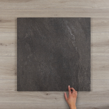 Arizona Nero Matt Porcelain Tile 60x60cm