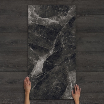 Black Mist Polished Porcelain Tile 120x60cm