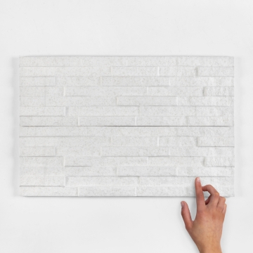 Brickstone White Porcelain Wall Tile 52x16cm
