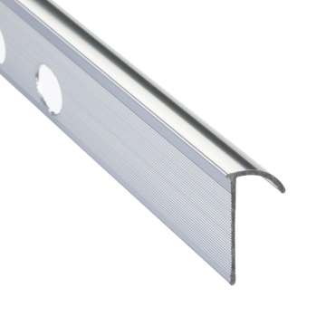 12mm Chrome Polished Round Edge Tile Trim 2.4m