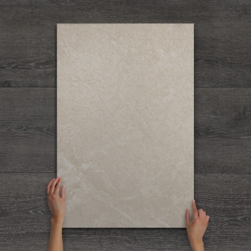 Outdoor Brooklyn Beige Marble-Effect Matt Porcelain Tile 90x60cm