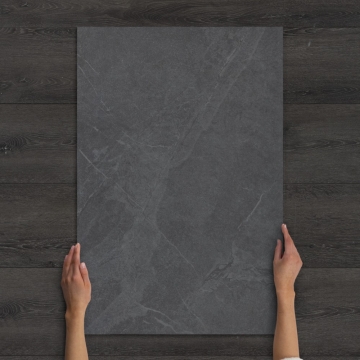 Outdoor Brooklyn Silver Marble-Effect Matt Porcelain Tile 90x60cm