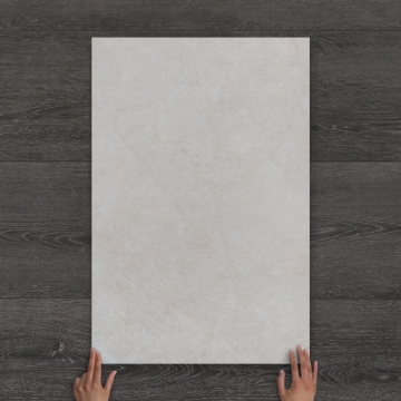Outdoor Solas White Limestone-Effect Matt Porcelain Tile 90x60cm