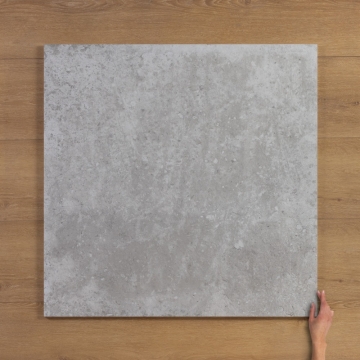 Cement Grey Matt Porcelain Tile 80x80cm