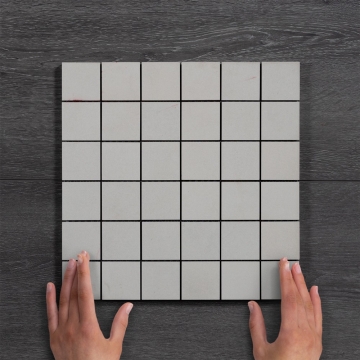 Lunar Bianco Matt Porcelain Mosaic 29.8x29.8cm