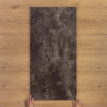 Milkyway Anthracite Grange Travertine-Effect Matt Tile 120x60cm