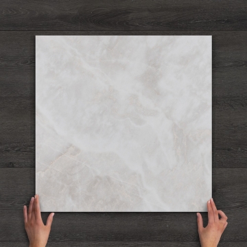Silver Angel Onyx-Effect Matt Porcelain Tile 60x60cm