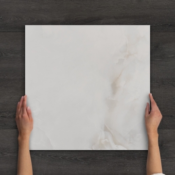 White Star Onyx-Effect Matt Porcelain Tile 60x60cm