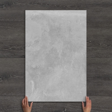 Outdoor Lime Grey Limestone-Effect Matt Porcelain Tile 90x60cm