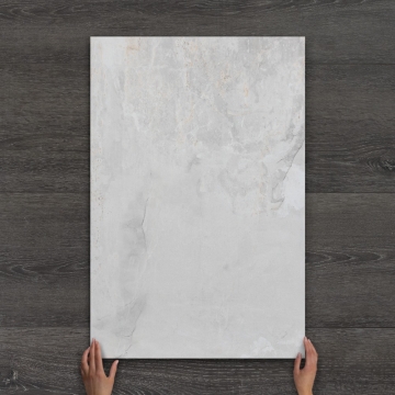 Outdoor Pacific Grey Marble-Effect Matt Porcelain Tile 90x60cm