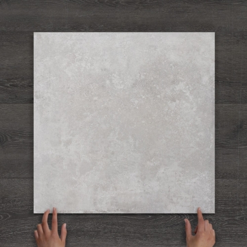 Outdoor Silver Cement-Effect Matt Porcelain Tile 60x60cm