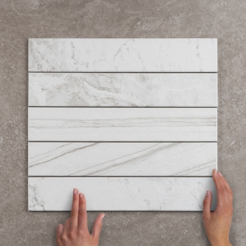 Himalaya Makalu Stone Matt Porcelain Tile 44x8cm