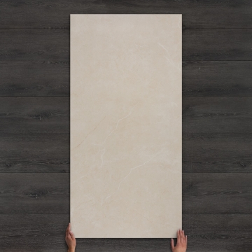 Lux Crema Beige Marble-Effect Matt Porcelain Tile 160x80cm