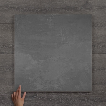 Elementi Graphite Matt Porcelain Tile 60x60cm