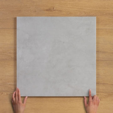 Elementi Grey Matt Porcelain Tile 60x60cm