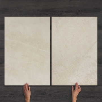 Outdoor Chennai Cream Sandstone-Effect Matt Porcelain Tile 90x60cm