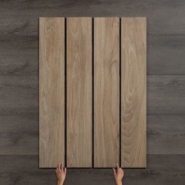 IWood Oak Wood-Effect Matt Porcelain Tile 90x15cm
