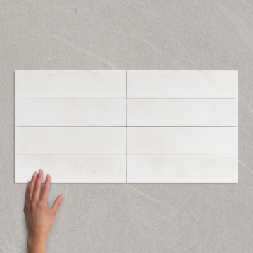 Metro Vibe White Metro Gloss Wall Tile 30x7.5cm