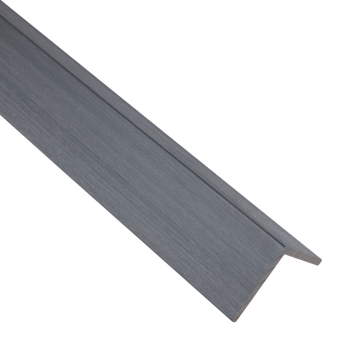 26mm Exterior Composite Wall Panel Edge Piece Grey 290x6x6cm
