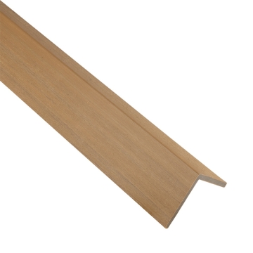 26mm Exterior Composite Wall Panel Edge Piece Oak 290x6x6cm