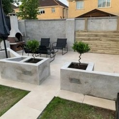 Taking on a new DIY project of any scale is a noble endeavour. Taking on a complete garden transformation that includes dividing walls, lighting, patios and pathways is a whole other story. 