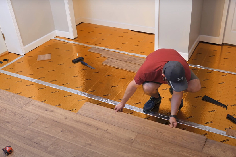 How to install laminate underlay