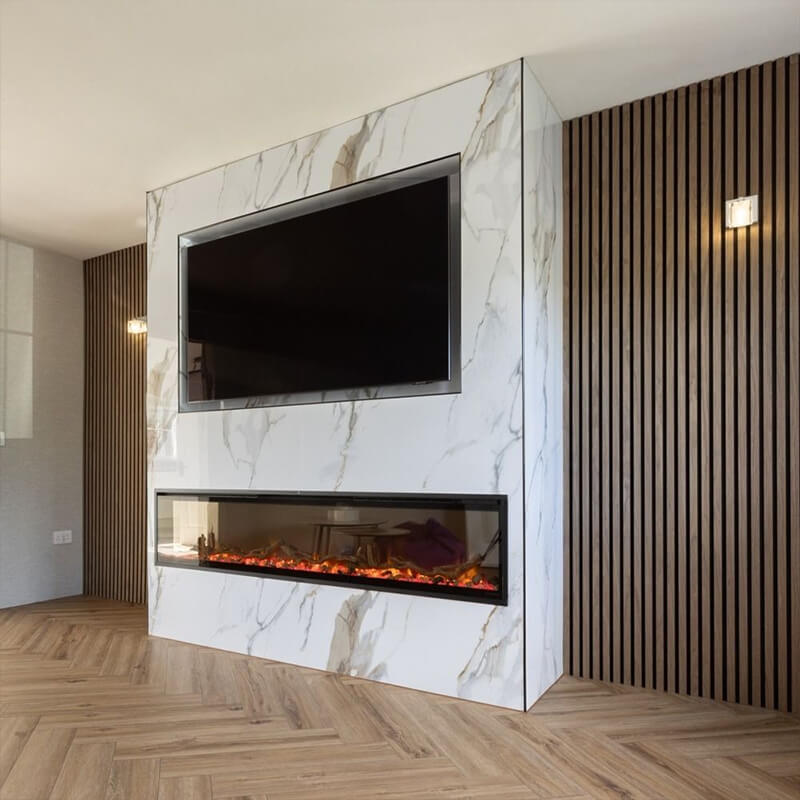 Close-up of acoustic panels for soundproofing internal walls in a home.