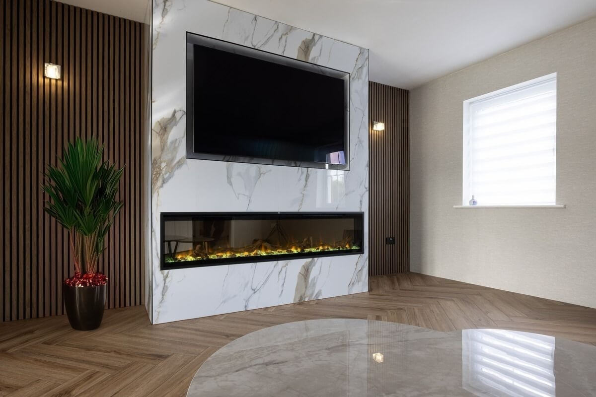 Decorative acoustic panels for effective wall soundproofing in a house.